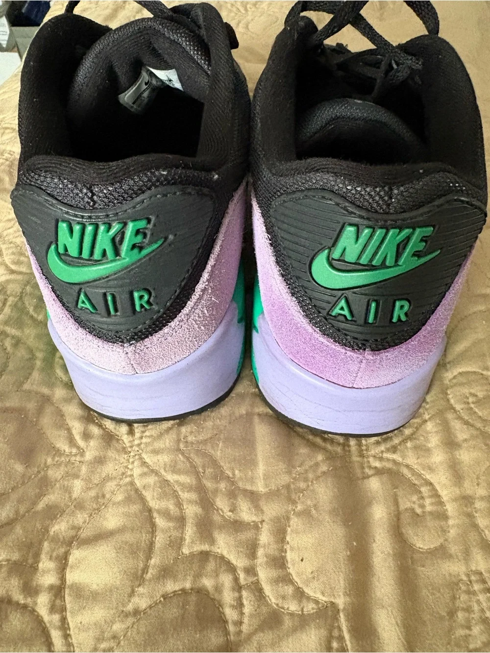 Nike Air Max Max 90 Black/Green/Violet Men’s Size 11